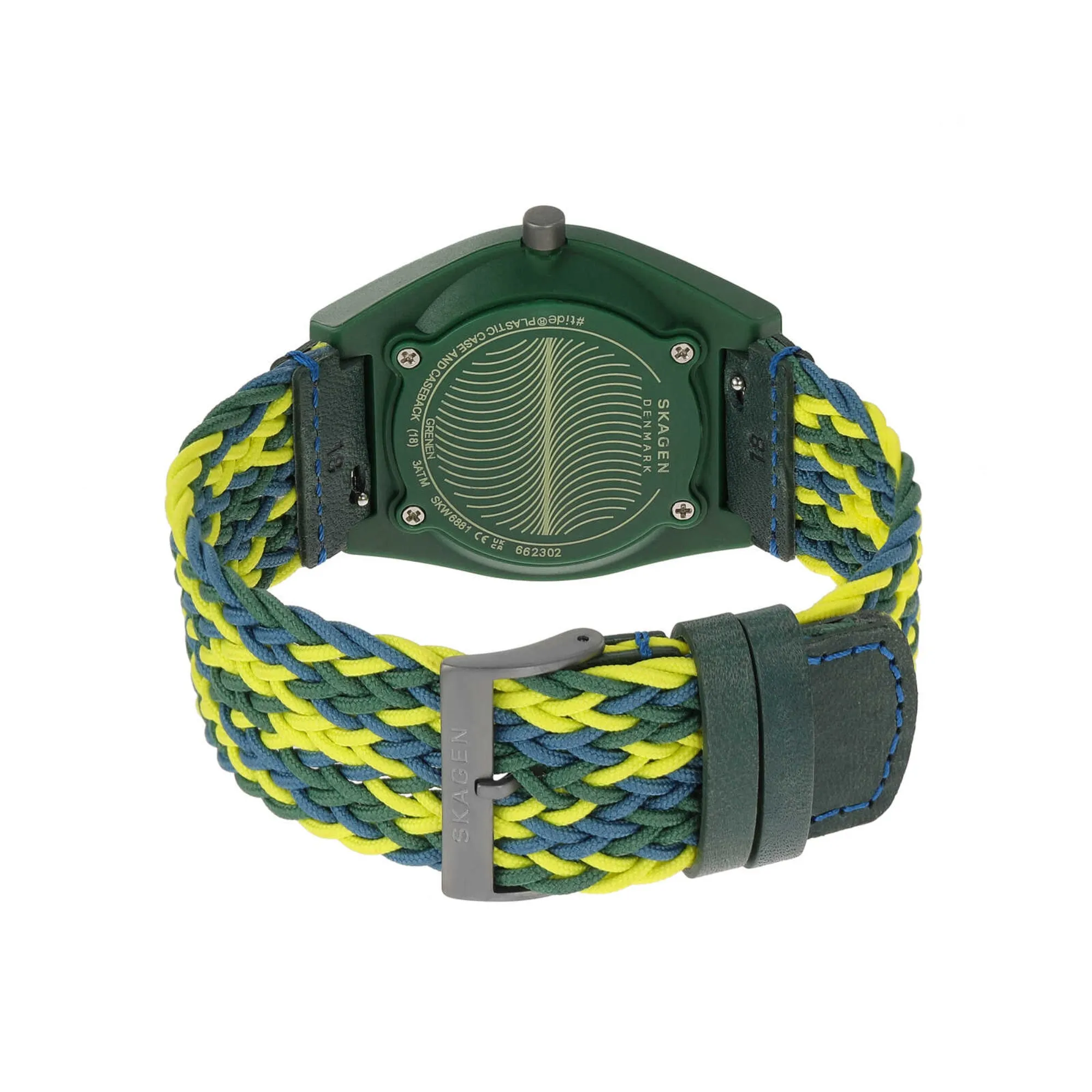 Men's Green Analog Plastic Watch SKW6881