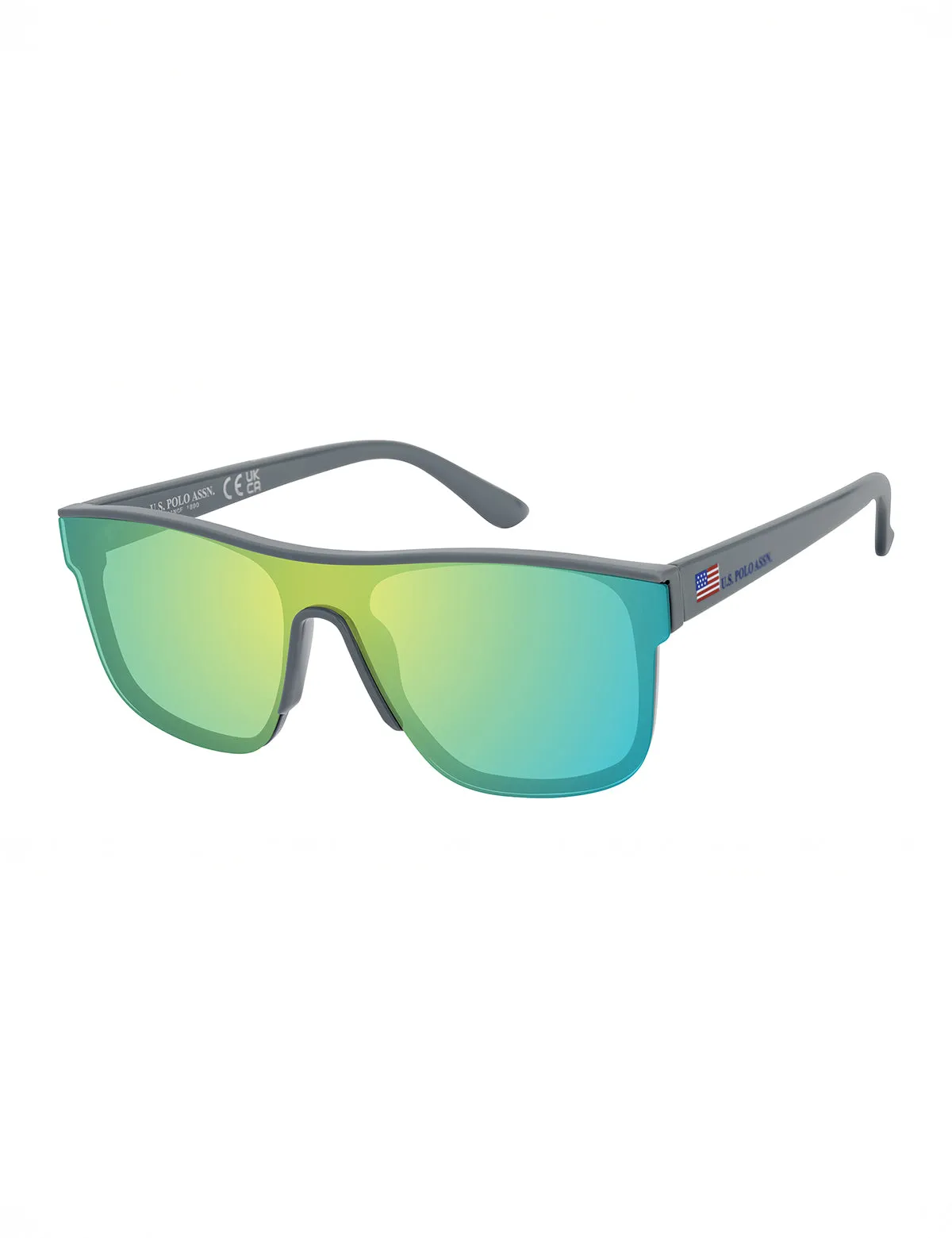 MENS PLASTIC SHIELD SUNGLASSES