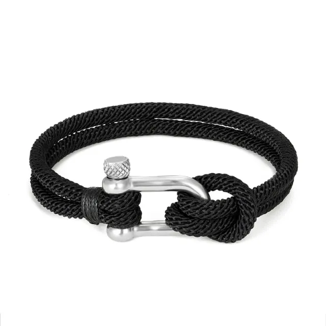 Men’s U-shape Outdoor Buckle Bracelet