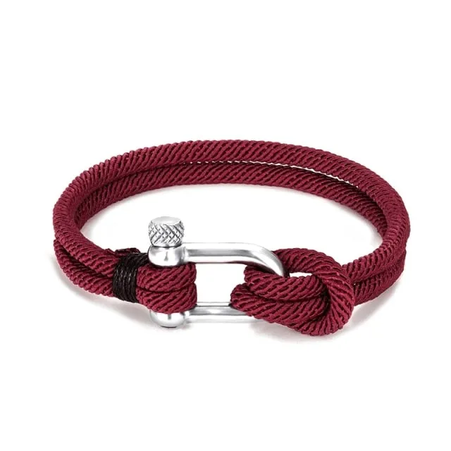 Men’s U-shape Outdoor Buckle Bracelet