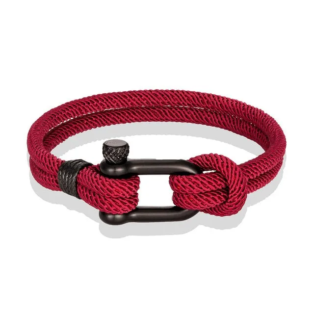 Men’s U-shape Outdoor Buckle Bracelet