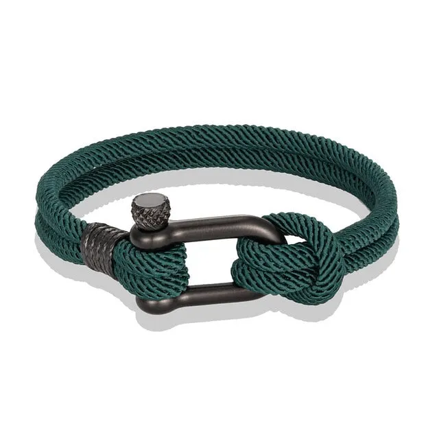 Men’s U-shape Outdoor Buckle Bracelet