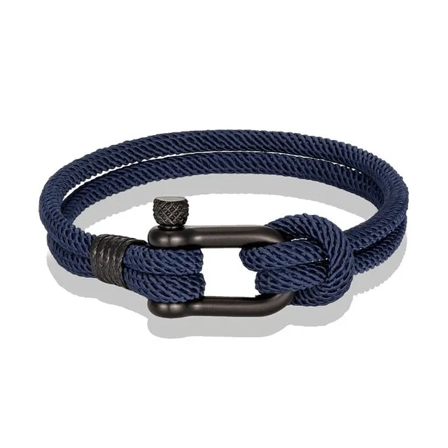 Men’s U-shape Outdoor Buckle Bracelet