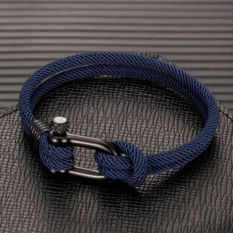 Men’s U-shape Outdoor Buckle Bracelet