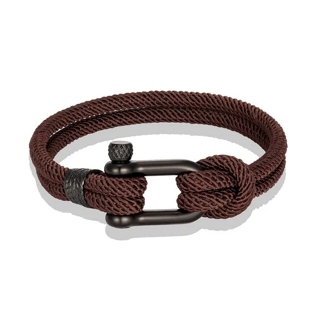 Men’s U-shape Outdoor Buckle Bracelet