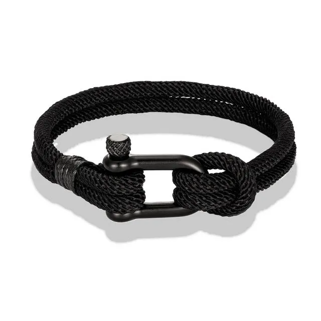 Men’s U-shape Outdoor Buckle Bracelet
