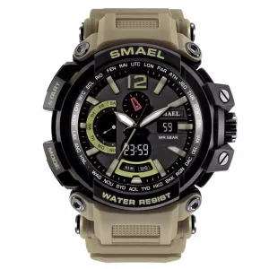Military Waterproof Sports Watches With Dual Display for Men