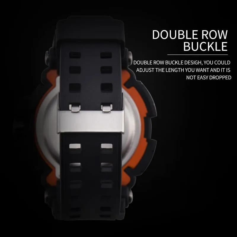 Military Waterproof Sports Watches With Dual Display for Men