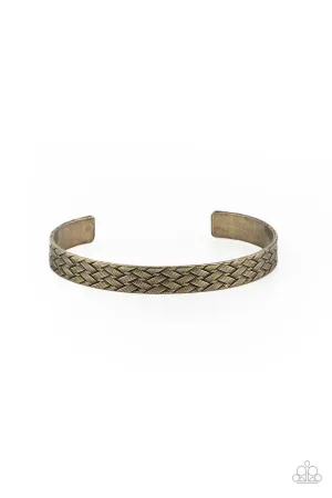 Mind Games Brass Paparazzi Men's Bracelet
