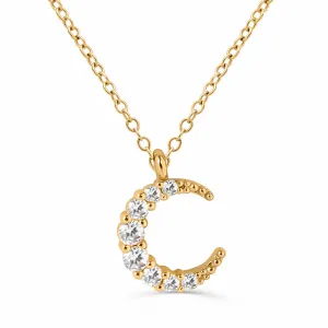 Mini Crescent Moon Necklace