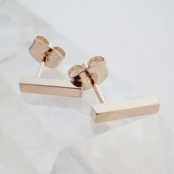 Mini Drop Bar Earrings