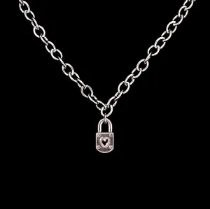 Mini Lock Heart Necklace