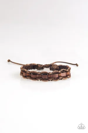 Modern Pioneer Brown Paparazzi Bracelet