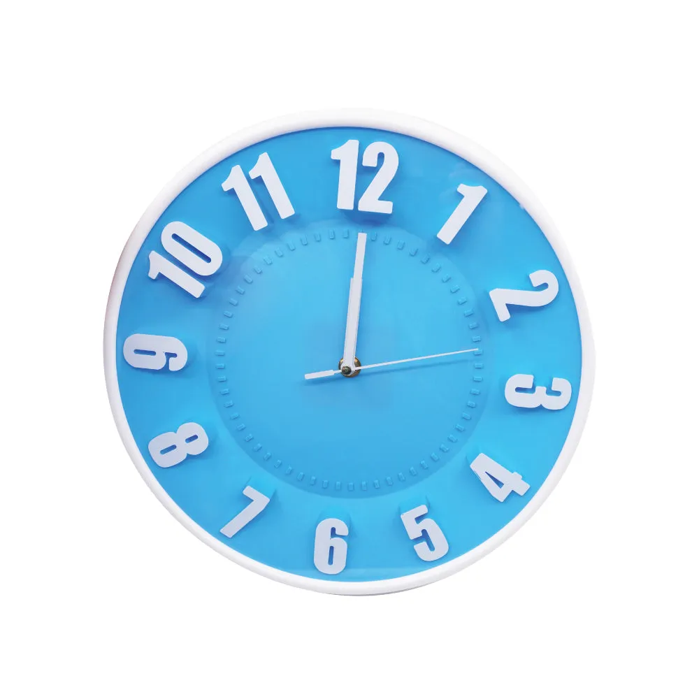 (MR.DIY) JIN HAI Modern Plastic Wall Clock (30cm)