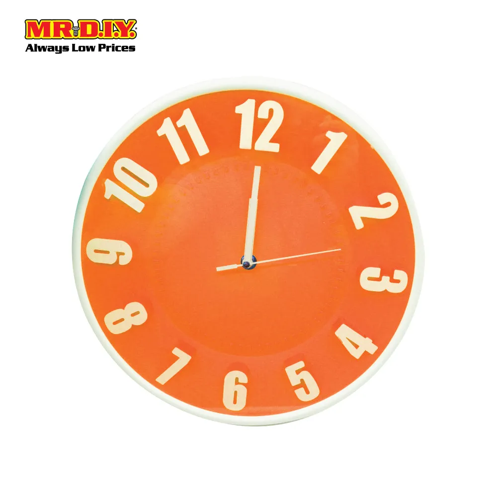 (MR.DIY) JIN HAI Modern Plastic Wall Clock (30cm)