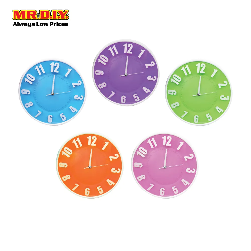 (MR.DIY) JIN HAI Modern Plastic Wall Clock (30cm)