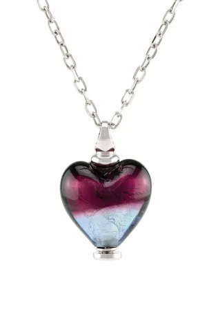 Murano Glass Heart Urn - 'Joyful Hope'