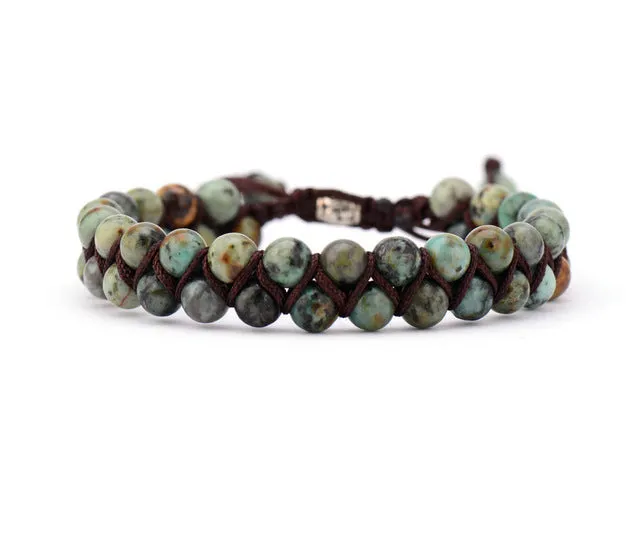 Natural Stone Braided Bracelets