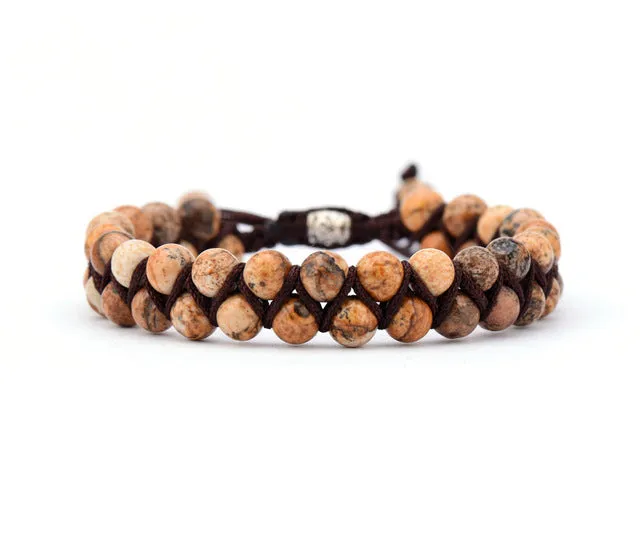 Natural Stone Braided Bracelets