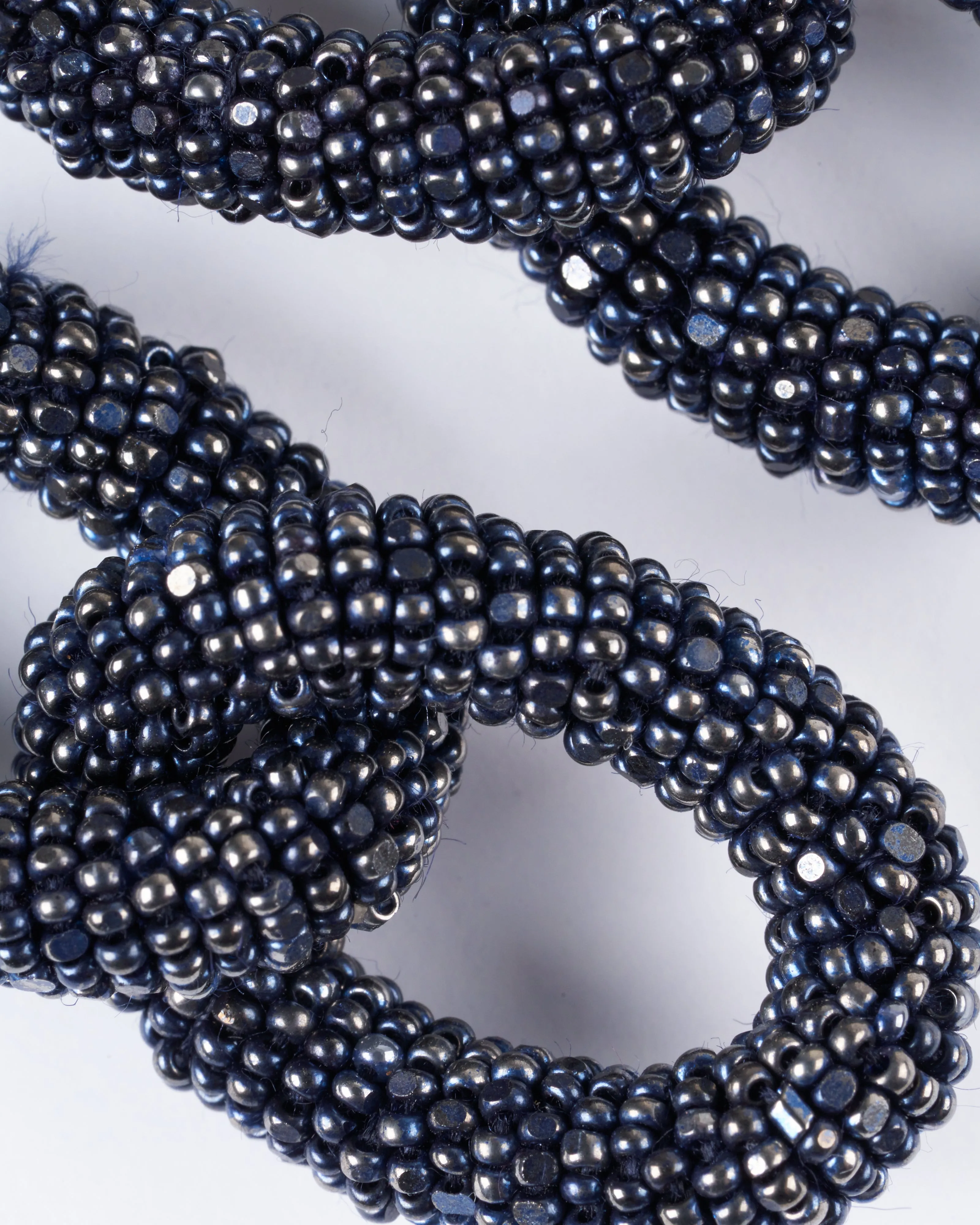 navy loulou earrings - navy