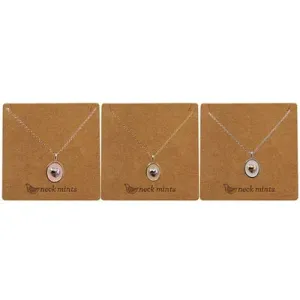 Neck Mints - Two Tone Oval Heart Necklace