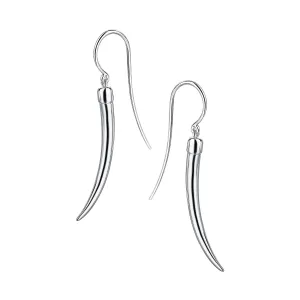 No.1 Small Earrings - Silver