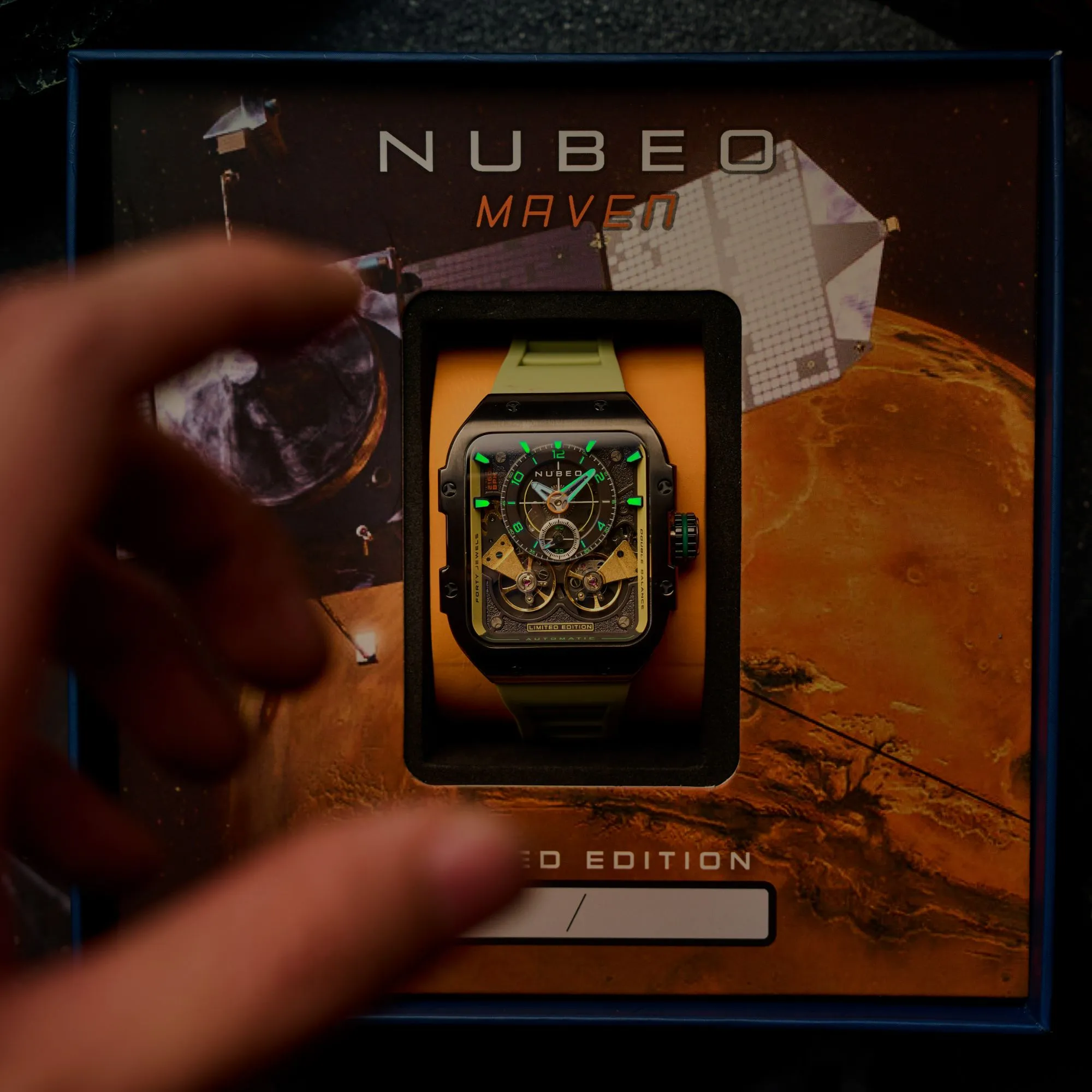 Nubeo Maven Automatic Dark Khaki Limited Edition