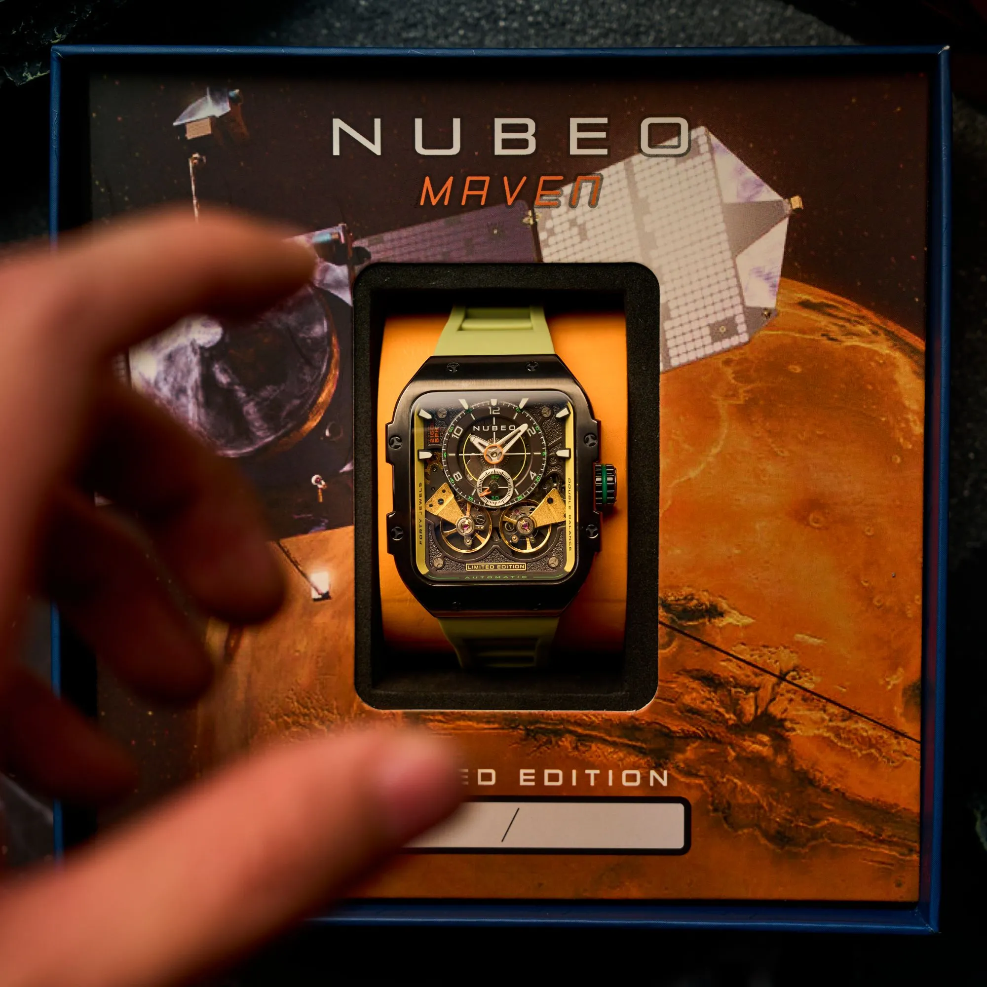Nubeo Maven Automatic Dark Khaki Limited Edition