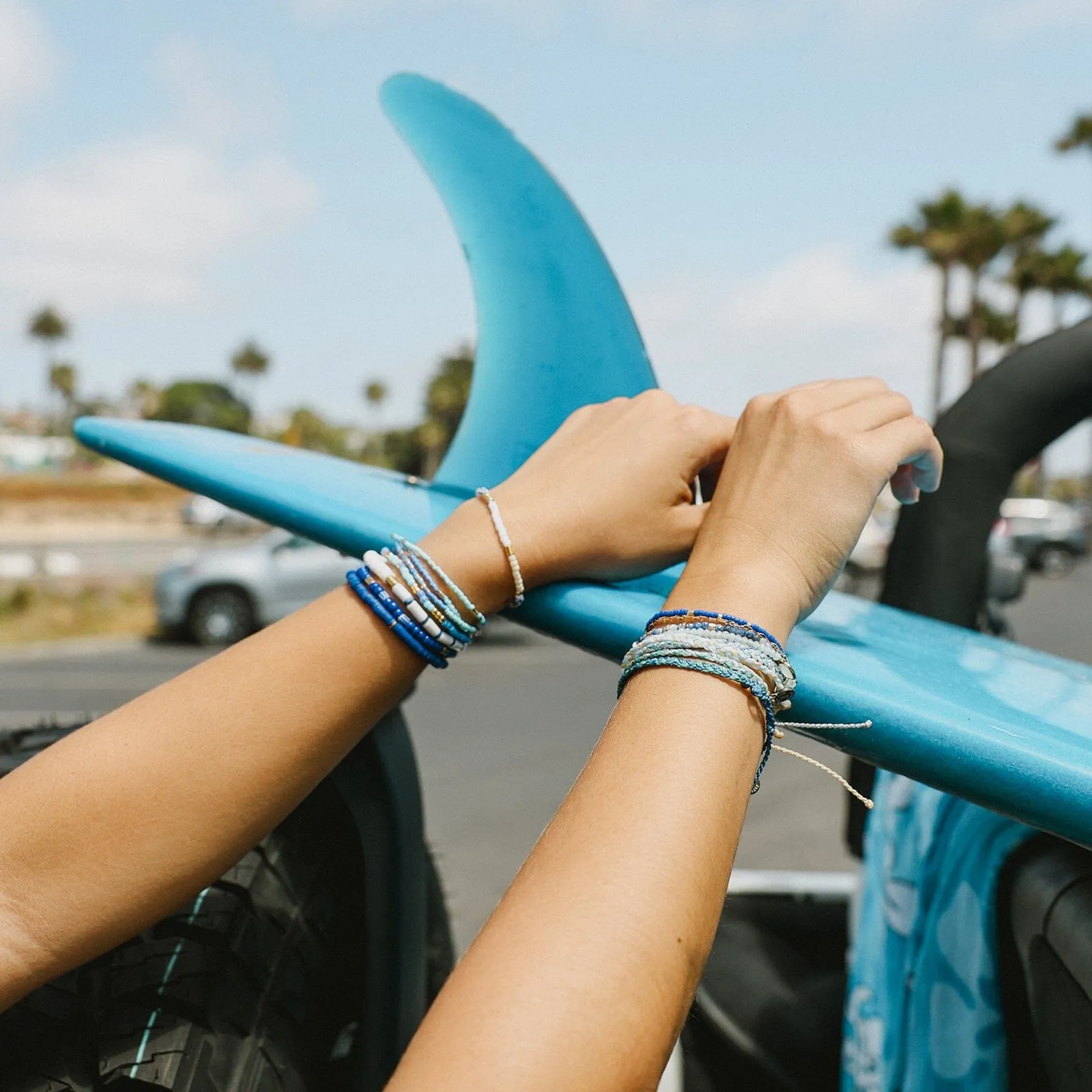 Ocean Mist Mini Braided Bracelet