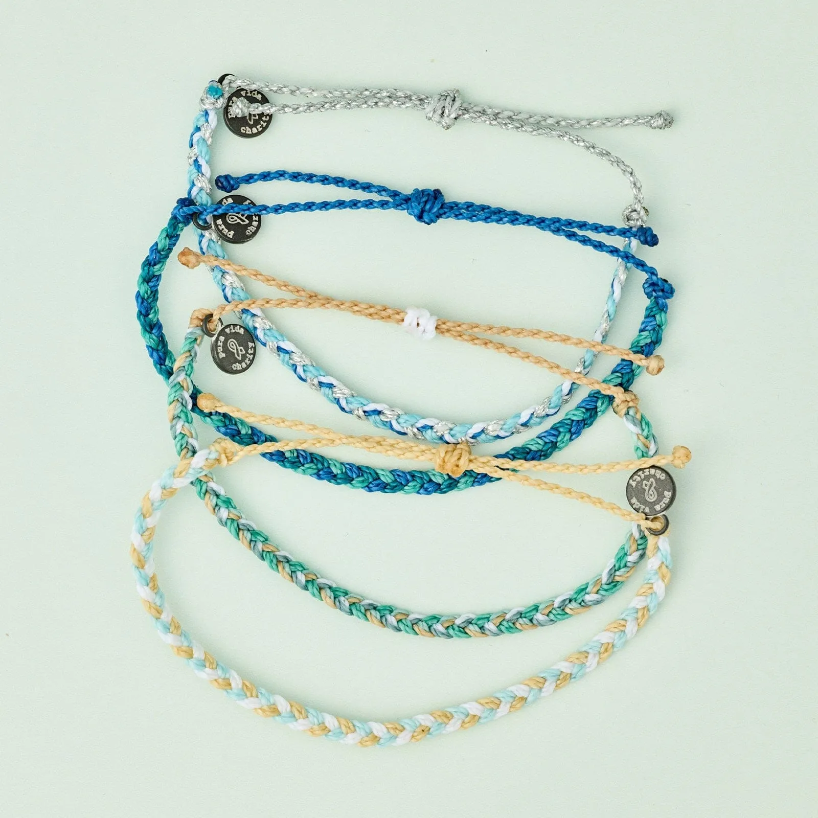 Ocean Mist Mini Braided Bracelet