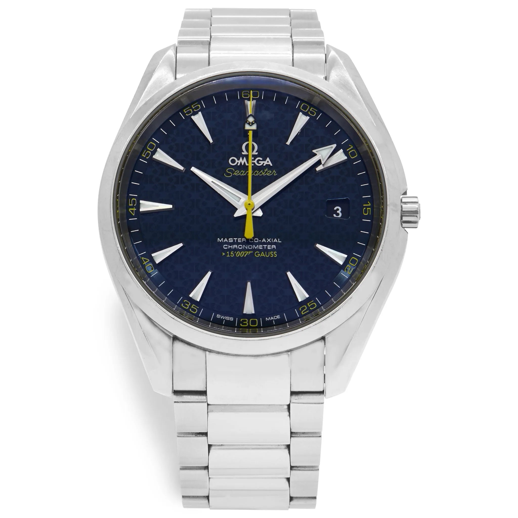 Omega Seamaster Aqua Terra James Bond 231.10.42.21.03.004 Black Dial Automatic Men's Watch