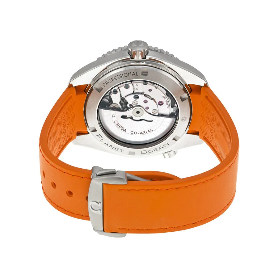 Omega Seamaster Planet Ocean  Automatic Black Dial Orange Silicone Rubber Men'sWatch 232.32.46.21.01.001