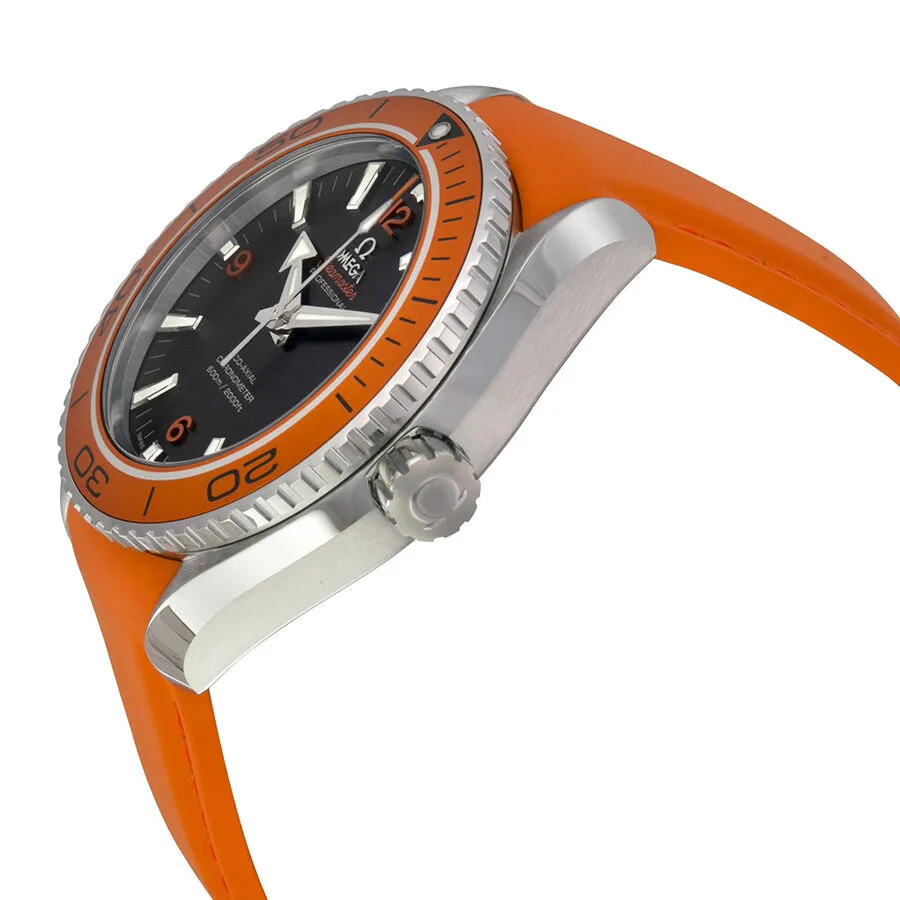 Omega Seamaster Planet Ocean  Automatic Black Dial Orange Silicone Rubber Men'sWatch 232.32.46.21.01.001