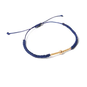 Orb and Cylinder Cord Bracelet