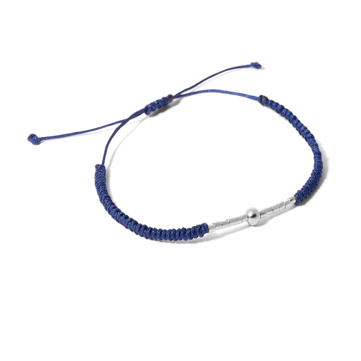 Orb and Cylinder Cord Bracelet