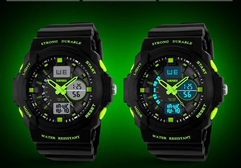 Outdoor mountaineering waterproof watch