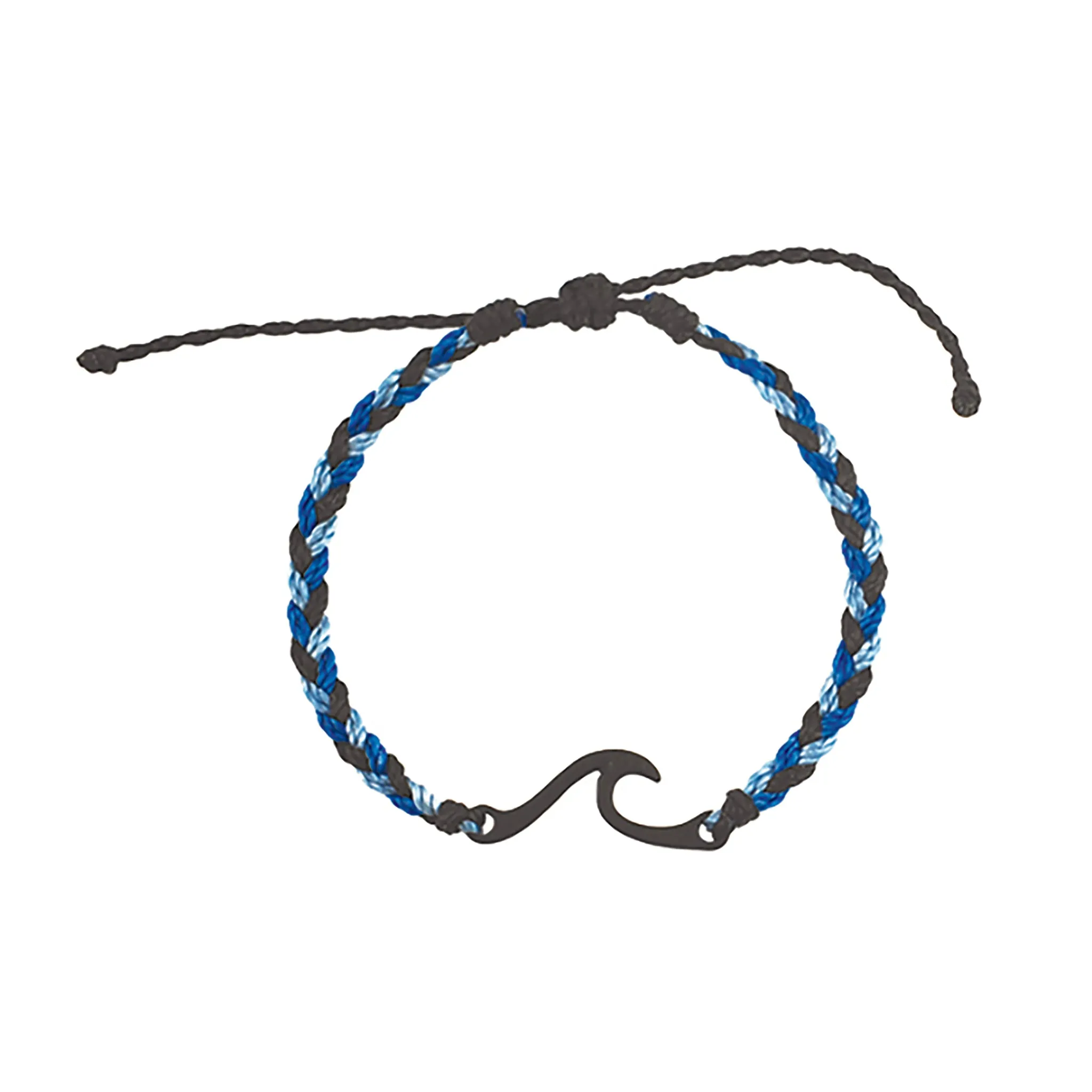 Outline Wave Handmade Braided Wax Cord Bracelet