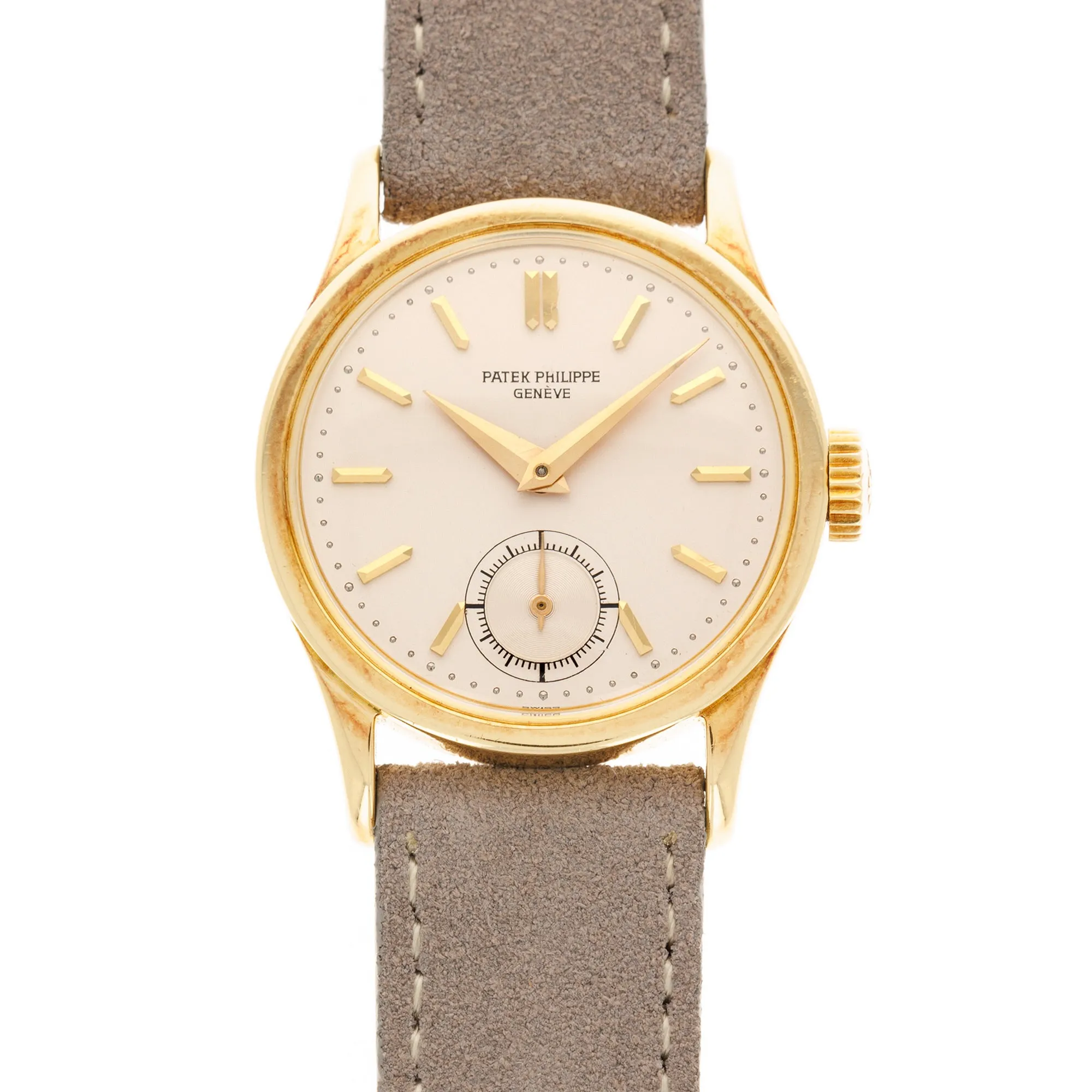 Patek Philippe Yellow Gold Calatrava Ref. 2545, Gifted by the Arab American Oil Company (ARAMCO)