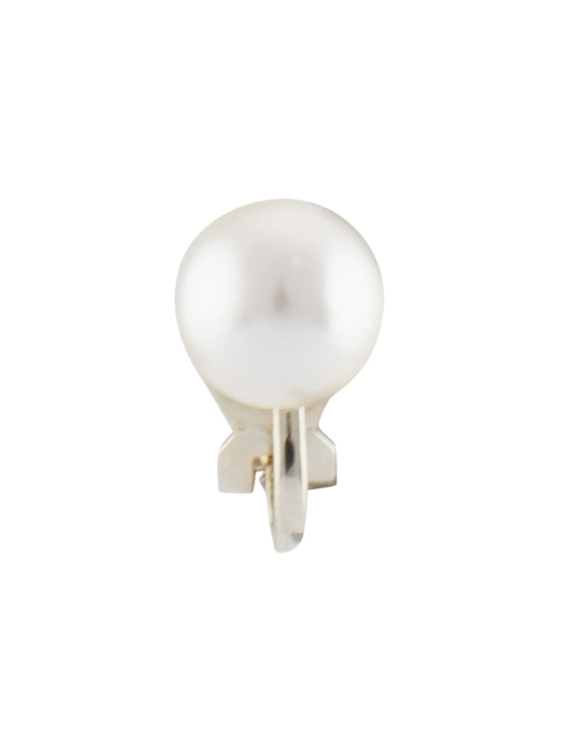 PEARL CLIP EARRINGS 8MM