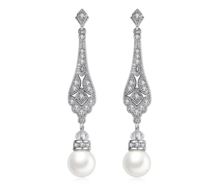 Pearl Dew Drop Earrings