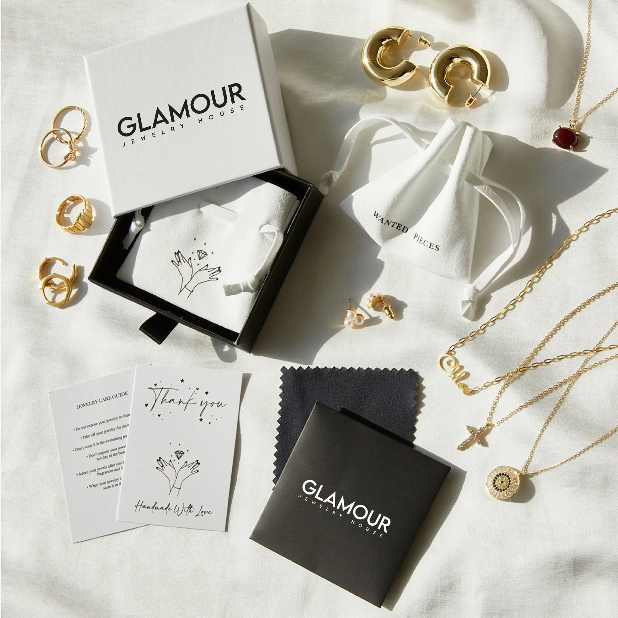 Pearl Drop Stud Earrings - 18K Gold Vermeil