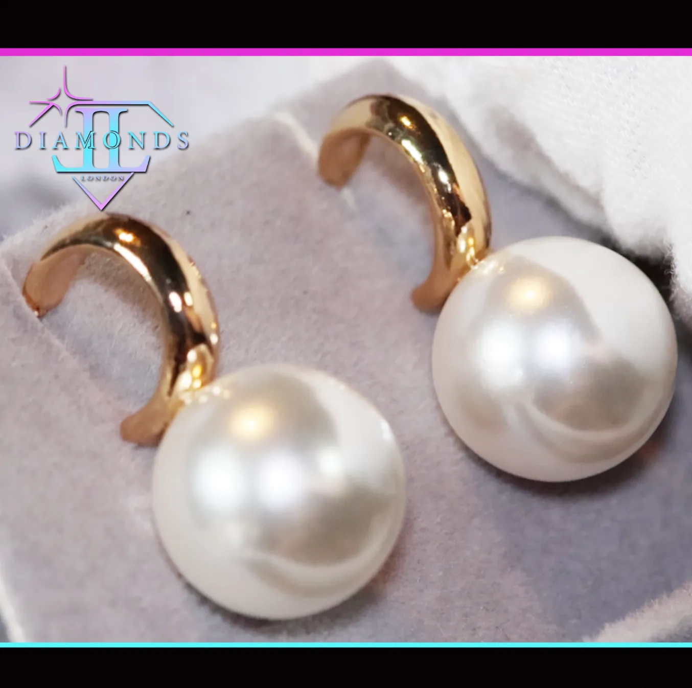 Pearl Earrings | Gold Pearl Earrings