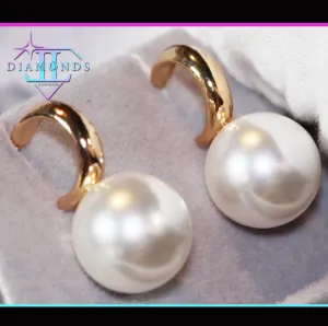 Pearl Earrings | Gold Pearl Earrings