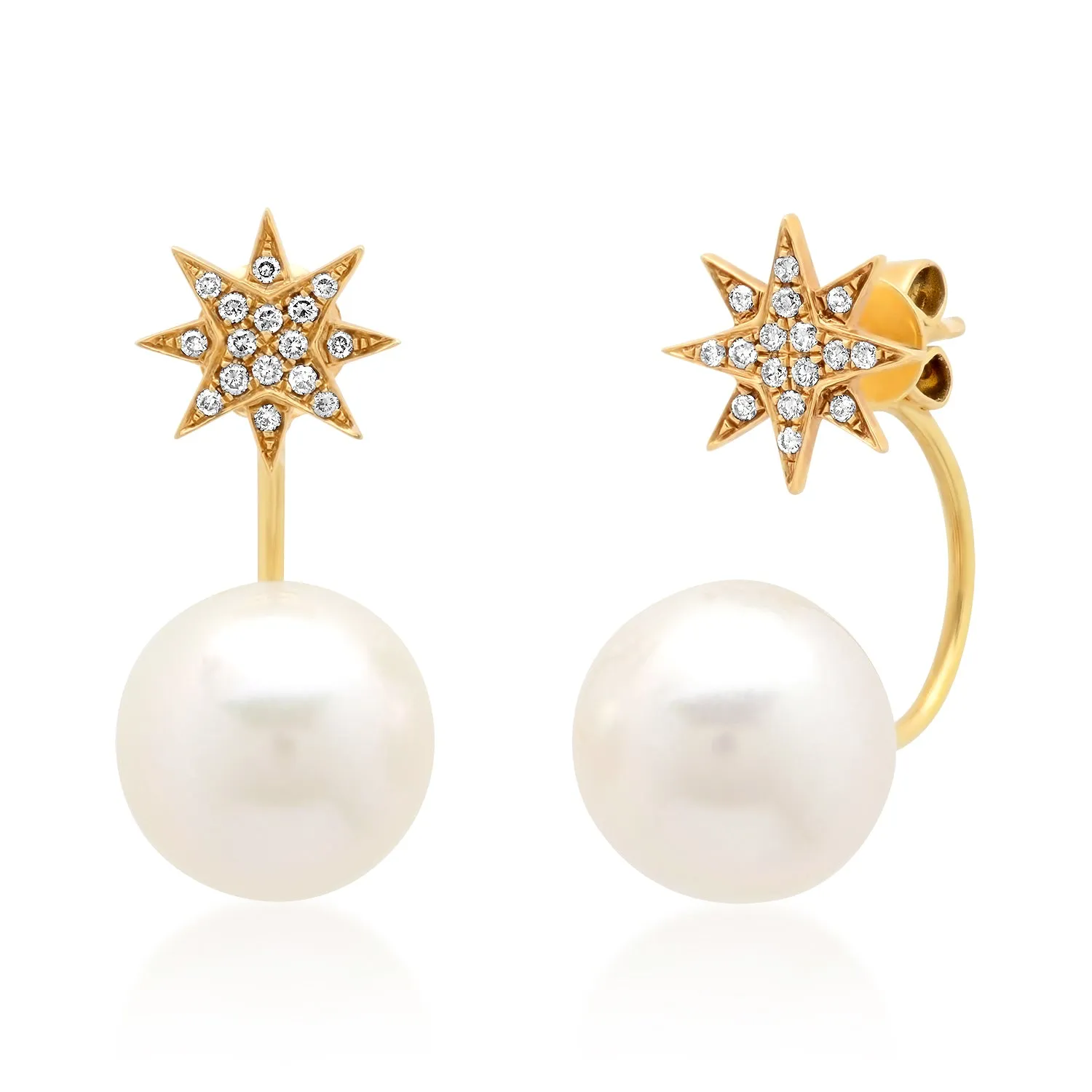 Pearl Jacket Earrings