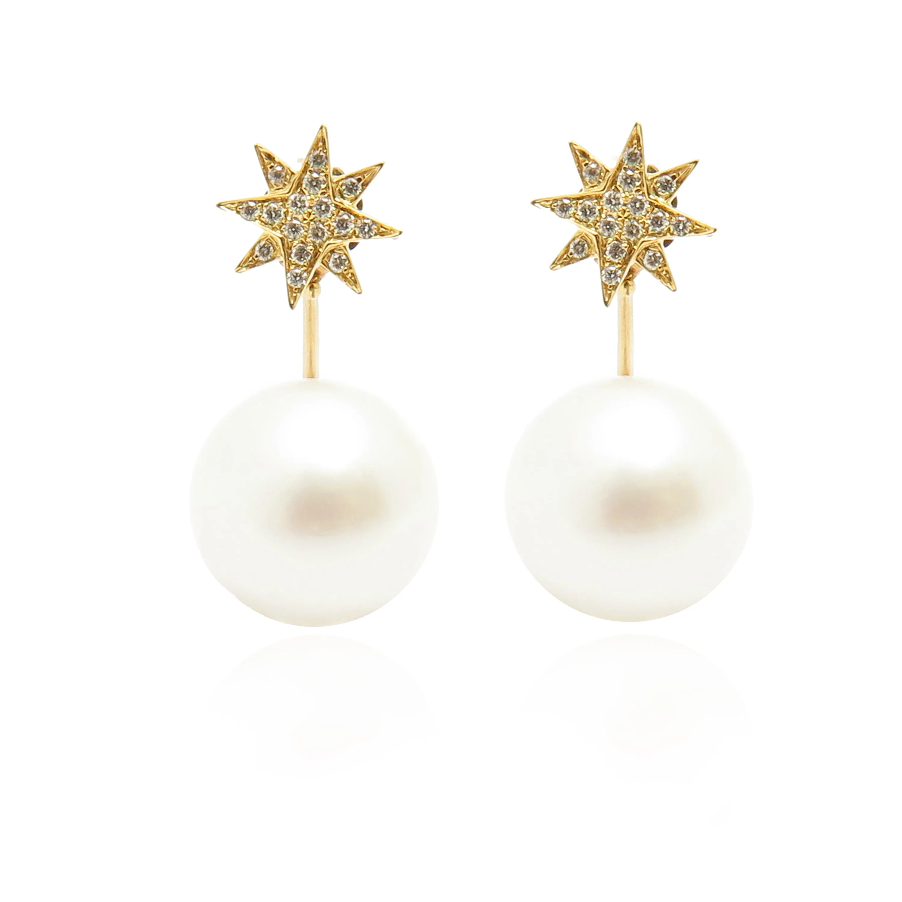 Pearl Jacket Earrings