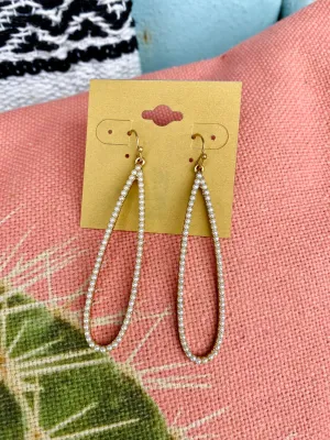Pearl Teardrop Earrings
