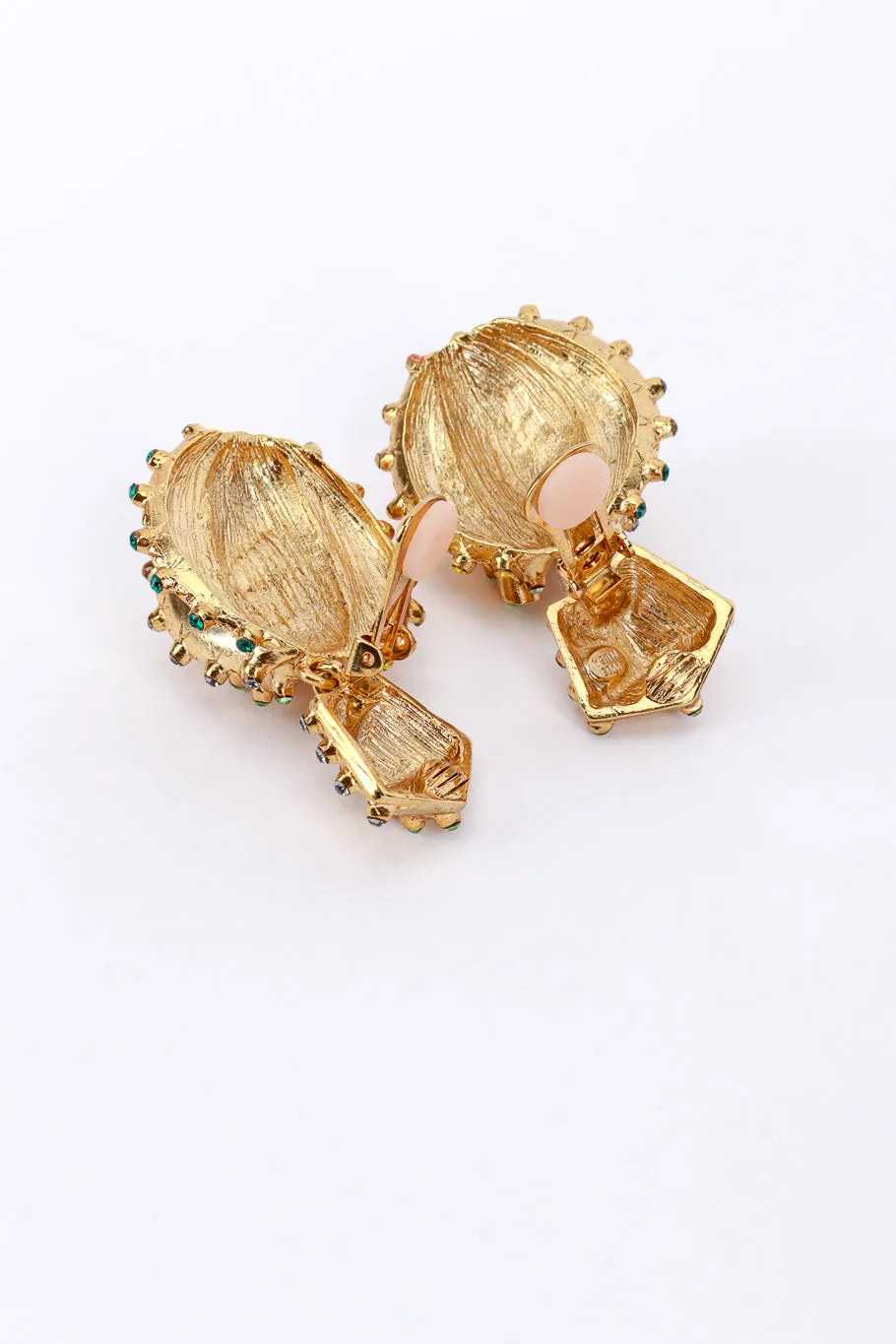 Peridot Cactus Drop Earrings
