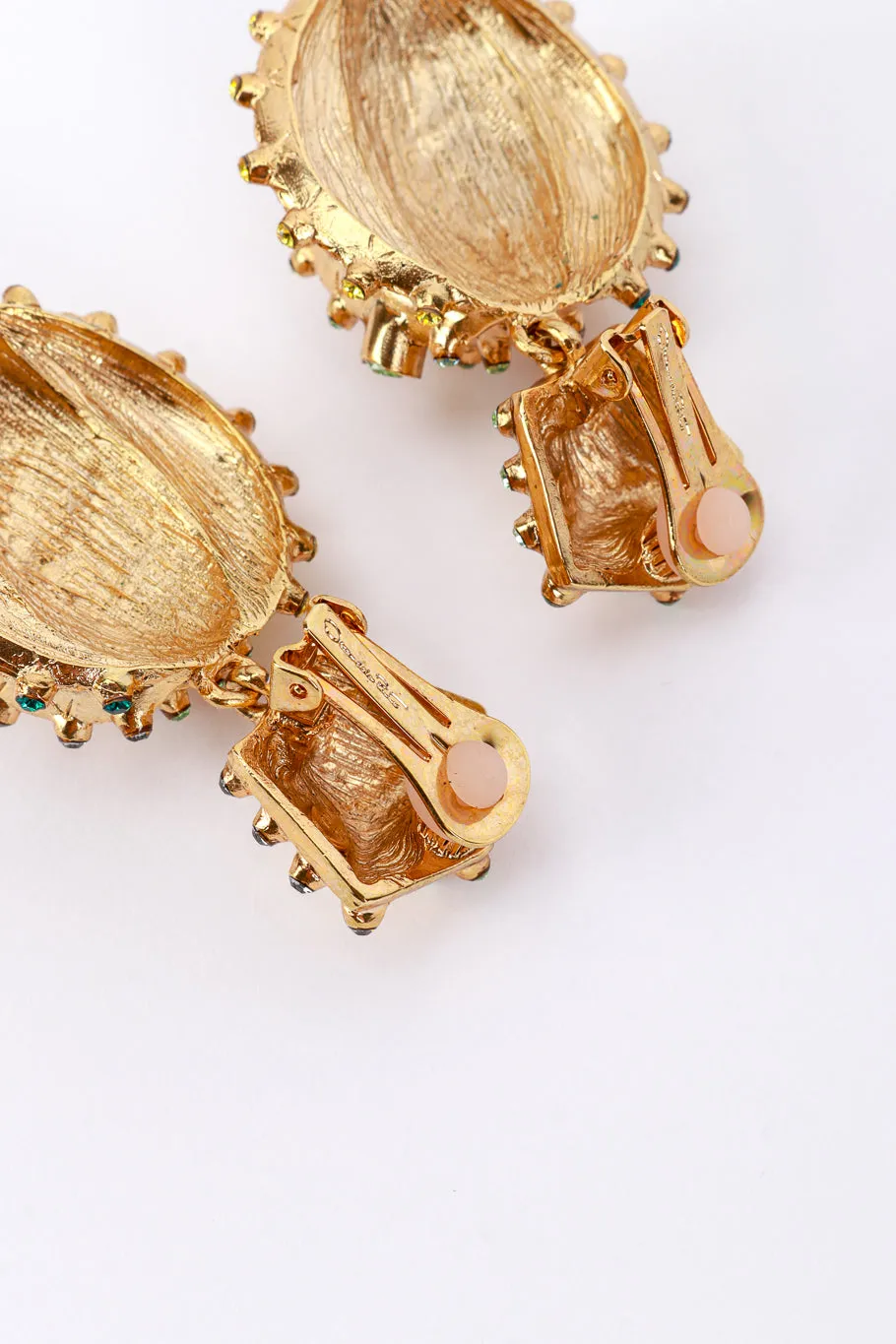 Peridot Cactus Drop Earrings