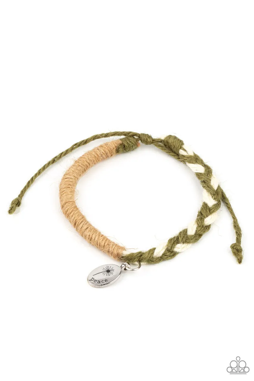 Perpetually Peaceful Green Paparazzi Bracelet