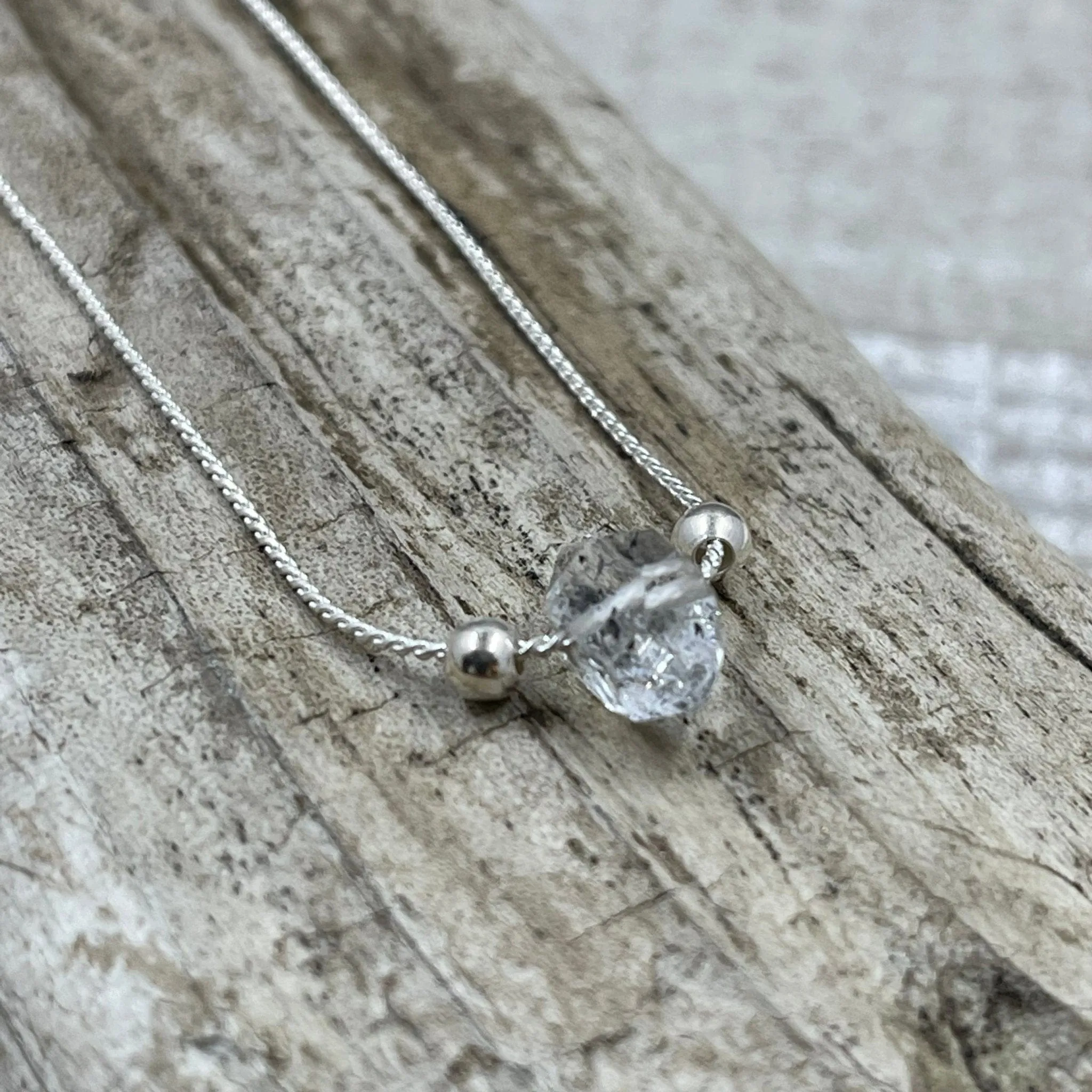 Petite Herkimer Diamond Necklace